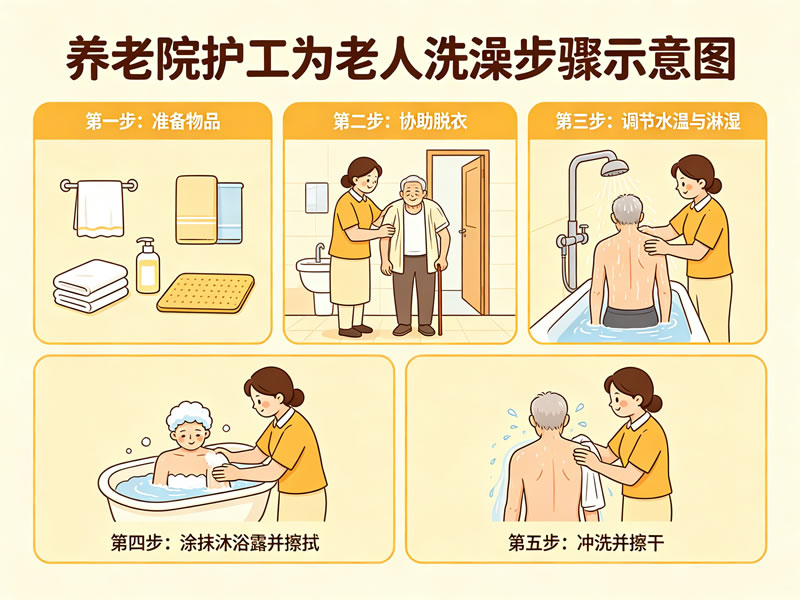 养老院老人洗澡那些事：安全流程、家属注意事项与常见问题解答